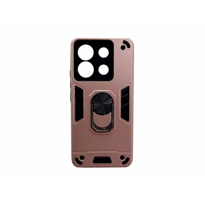 Θήκη Xiaomi Redmi Note 13 Pro Plus 5G Hybrid Shockproof Armor Case Stand Metal Ring -Ροζ Χρυσό