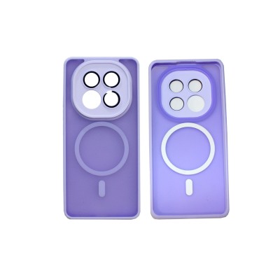 Θήκη Xiaomi Redmi Note 14 Pro Plus 5G Back Cover Ημιδιάφανη Electro Magsafe -Λιλά