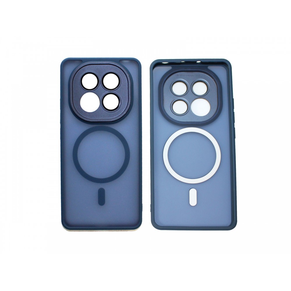 Θήκη Xiaomi Redmi Note 14 Pro Plus 5G Back Cover Ημιδιάφανη Electro Magsafe -Μπλε Θήκες Smartphone