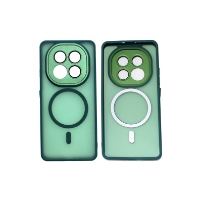 Θήκη Xiaomi Redmi Note 14 Pro Plus 5G Back Cover Ημιδιάφανη Electro Magsafe -Πράσινο