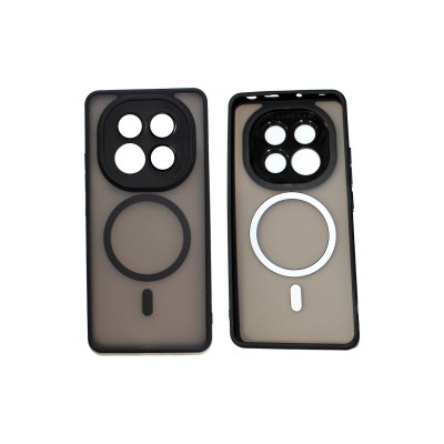 Θήκη Xiaomi Redmi Note 14 Pro Plus 5G Back Cover Ημιδιάφανη Electro Magsafe -Μαύρο