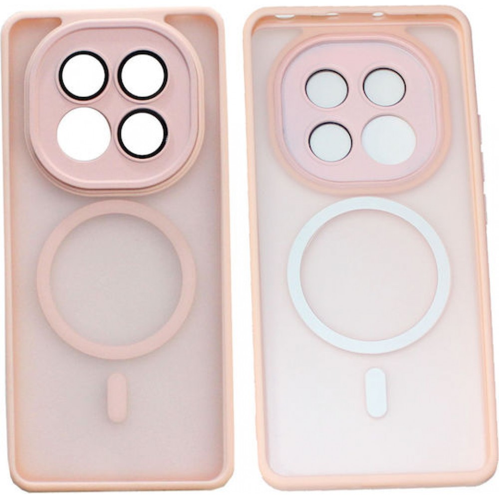 Θήκη Xiaomi Redmi Note 14 Pro Plus 5G Back Cover Ημιδιάφανη Electro Magsafe -Nude Θήκες Smartphone