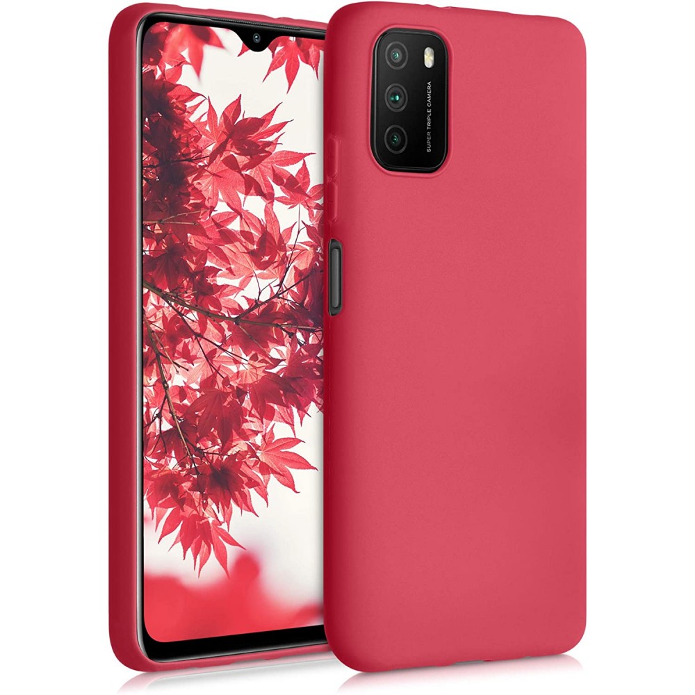 Θήκη Σιλικόνης Για Xiaomi Redmi 9T / 9 Power / Poco M3 Soft Case 2.0mm –Κόκκινο Θήκες Smartphone