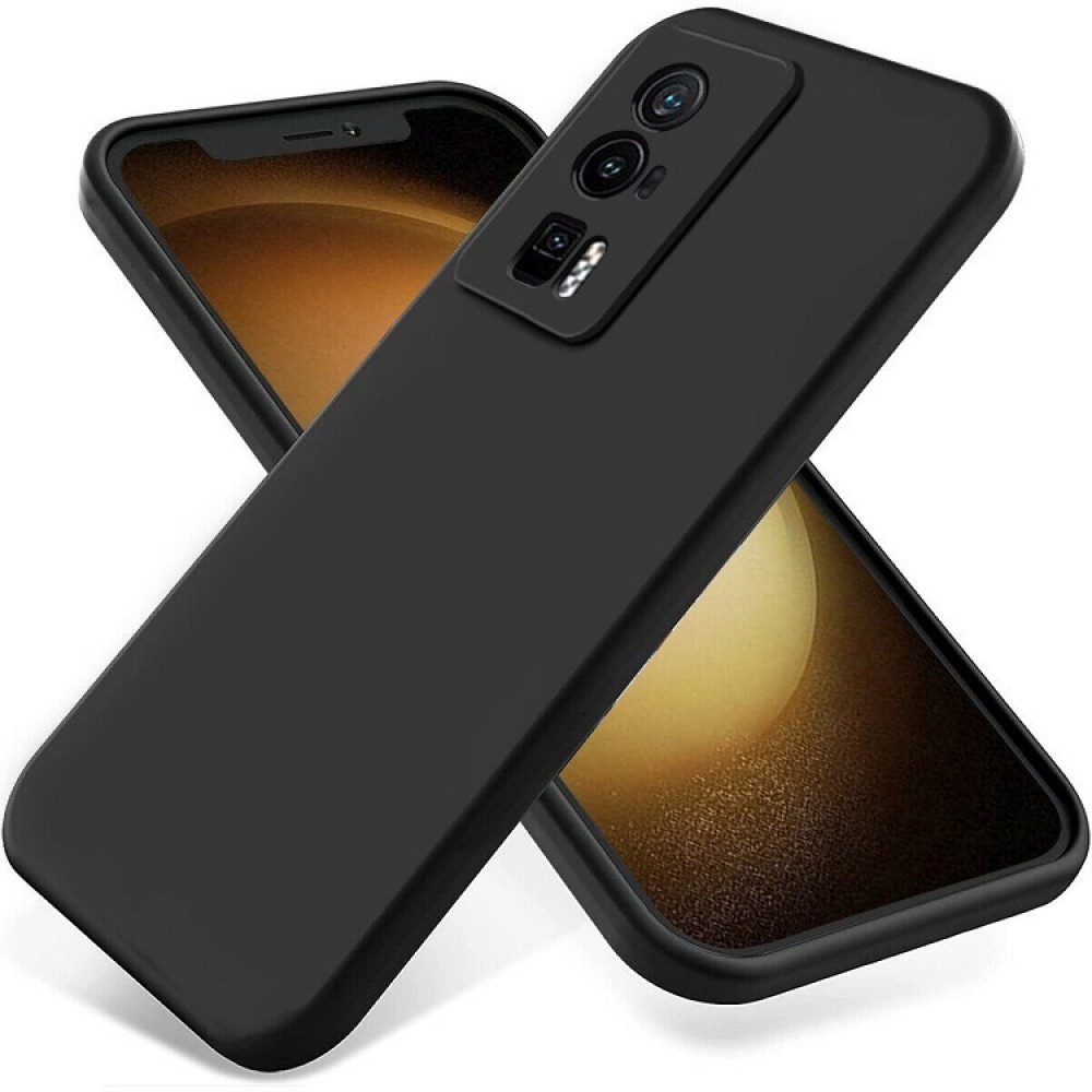 Θήκη Σιλικόνης Για Xiaomi Poco F5 Pro Soft Case 2.0mm –Μαύρο Θήκες Smartphone