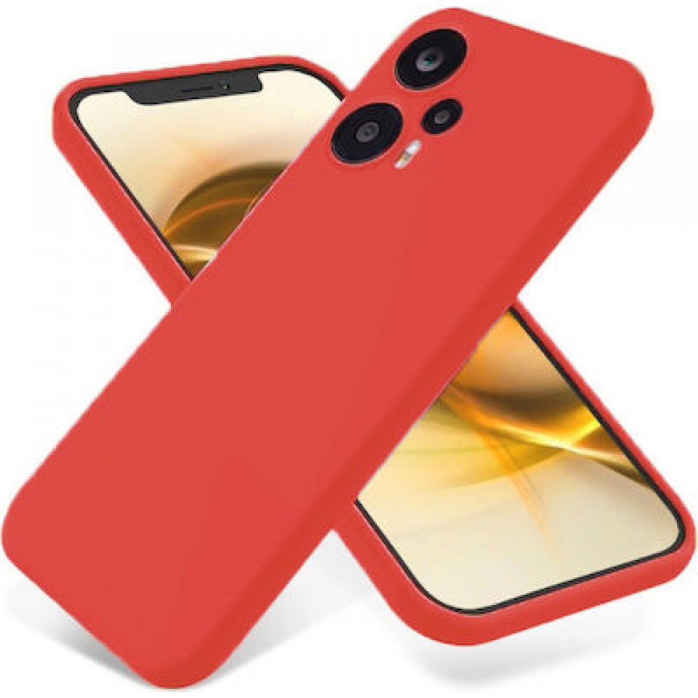 Θήκη Σιλικόνης Για Xiaomi Poco F5 5G Soft Case 2.0mm –Κόκκινο Θήκες Xiaomi Poco F5 5G