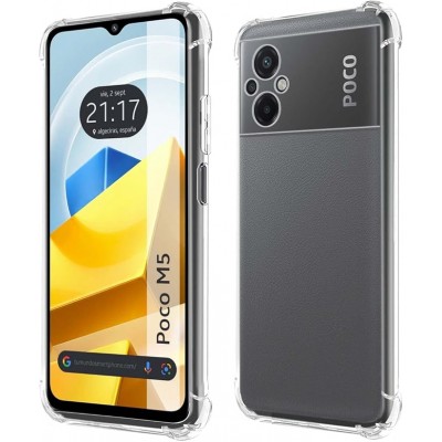 Θήκη Xiaomi Poco M5 Σιλικόνης Anti Shock 1.5mm -Διάφανη