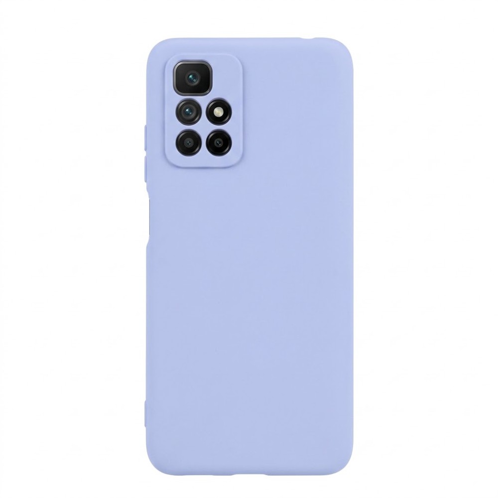 Θήκη Σιλικόνης Slim Fit Για Xiaomi Redmi 10 / Redmi 10 2022 –Λιλά Θήκες Smartphone