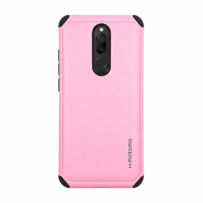 Θήκη Xiaomi Redmi 8 / 8A Motomo Back Cover Υβριδική κατασκευή  -Ροζ 