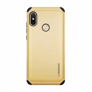 Θήκη Xiaomi Redmi Note 5 / Note 5 Pro Motomo Tough Armor Back Cover Υβριδική κατασκευή  -Gold Θήκες Smartphone