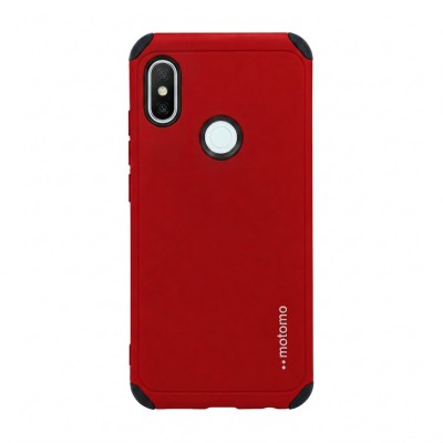 Θήκη Xiaomi Redmi Note 5 / Note 5 Pro Motomo Tough Armor Back Cover Υβριδική κατασκευή  -Red