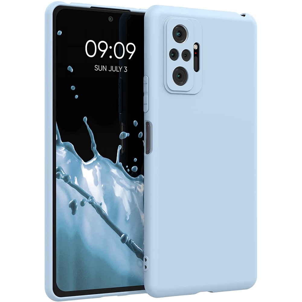 Θήκη Σιλικόνης Slim Fit Για Xiaomi Redmi Note 10 4G / Note 10s –Γαλάζιο Θήκες Smartphone