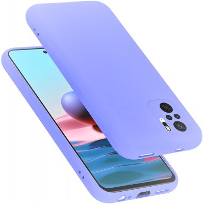 Θήκη Σιλικόνης Slim Fit Για Xiaomi Redmi Note 10 4G / Note 10s –Λιλά