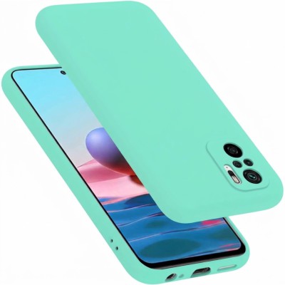 Θήκη Σιλικόνης Slim Fit Για Xiaomi Redmi Note 10 4G / Note 10s –Τιρκουάζ