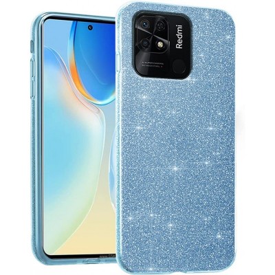 Θήκη Xiaomi Redmi 12C / Redmi 11A Glitter Shine Cover Hard -Μπλε