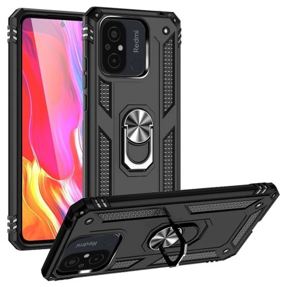 Θήκη Xiaomi Redmi 10C / Poco C40 Rugged Armor Cover -Μαύρο Θήκες Xiaomi 