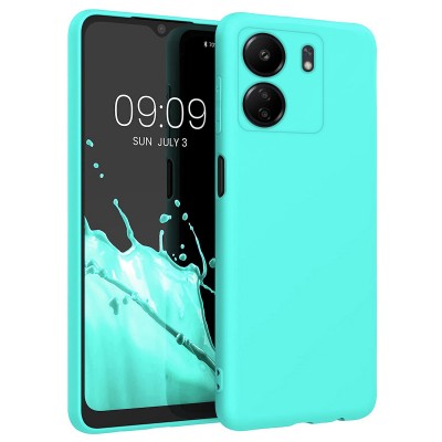 Θήκη Σιλικόνης Για Xiaomi Redmi 13C 4G & 5G / Poco C65 Soft Case 2.0mm –Τιρκουάζ