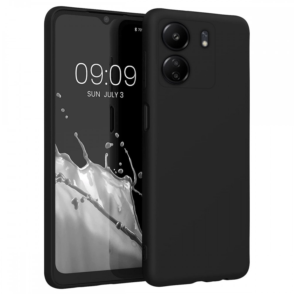 Θήκη Σιλικόνης Για Xiaomi Redmi 13C 4G & 5G / Poco C65 Soft Case 2.0mm –Μαύρο Θήκες Smartphone
