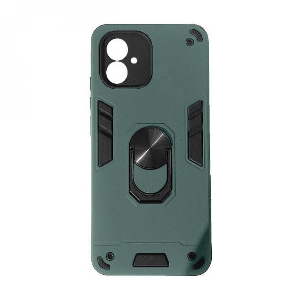 Θήκη Xiaomi Redmi 13C 4G & 5G / Poco C65 Hybrid Shockproof Armor Case Stand Metal Ring -Πράσινο Θήκες Smartphone
