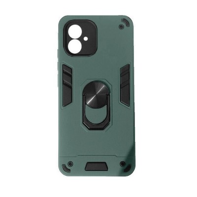 Θήκη Xiaomi Redmi 13C 4G & 5G / Poco C65 Hybrid Shockproof Armor Case Stand Metal Ring -Πράσινο