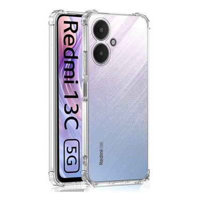Θήκη Xiaomi Redmi 13C 4G & 5G / Poco C65 Σιλικόνης Anti Shock 1.5mm -Διάφανη