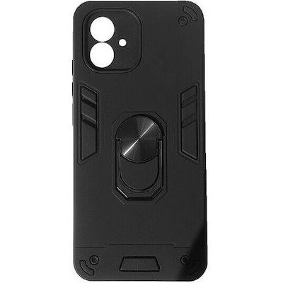 Θήκη Xiaomi Redmi 13C 4G & 5G / Poco C65 Hybrid Shockproof Armor Case Stand Metal Ring -Μαύρο
