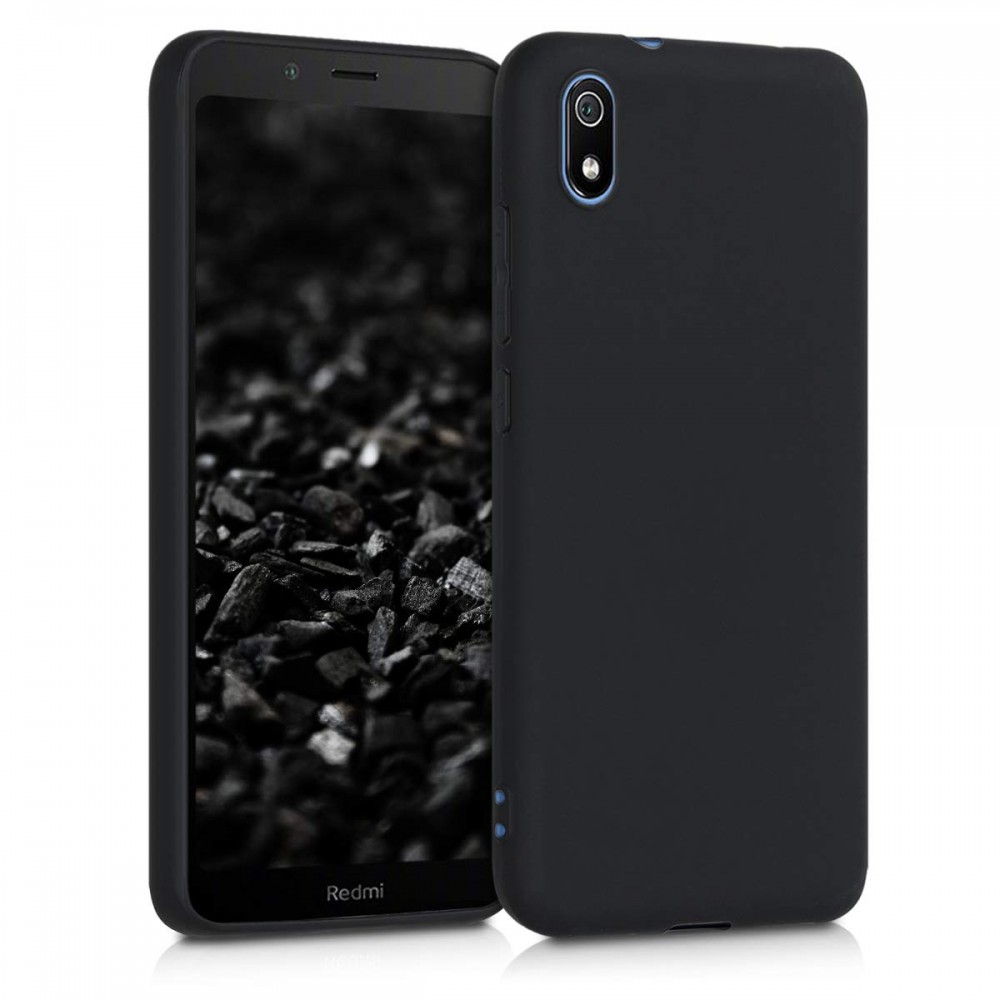 Θήκη Xiaomi Redmi 7A Σιλικόνης Back cover soft matte tpu -Μαύρο Θήκες Smartphone