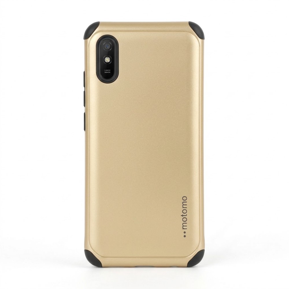 Θήκη Xiaomi Redmi 9A Motomo Tough Armor Back Cover Υβριδική κατασκευή  -Χρυσό  Θήκες Smartphone
