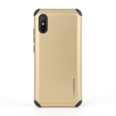 Θήκη Xiaomi Redmi 9A Motomo Tough Armor Back Cover Υβριδική κατασκευή  -Χρυσό 