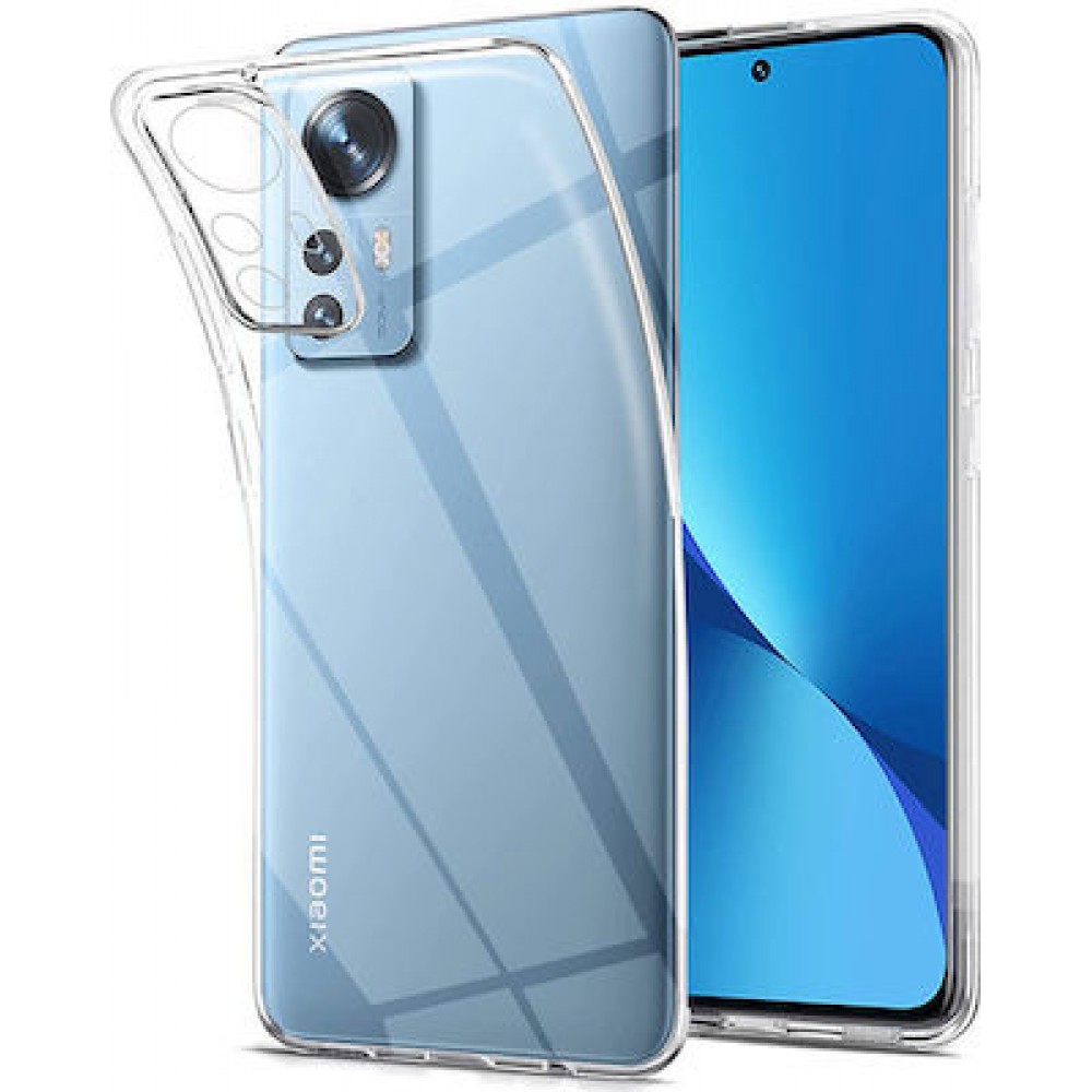 Θήκη Xiaomi 12 5G / 12X 5G / 12S 5G Σιλικόνης -Clear / Διάφανη Θήκες Xiaomi 12 5G / 12X 5G / 12S 5G 