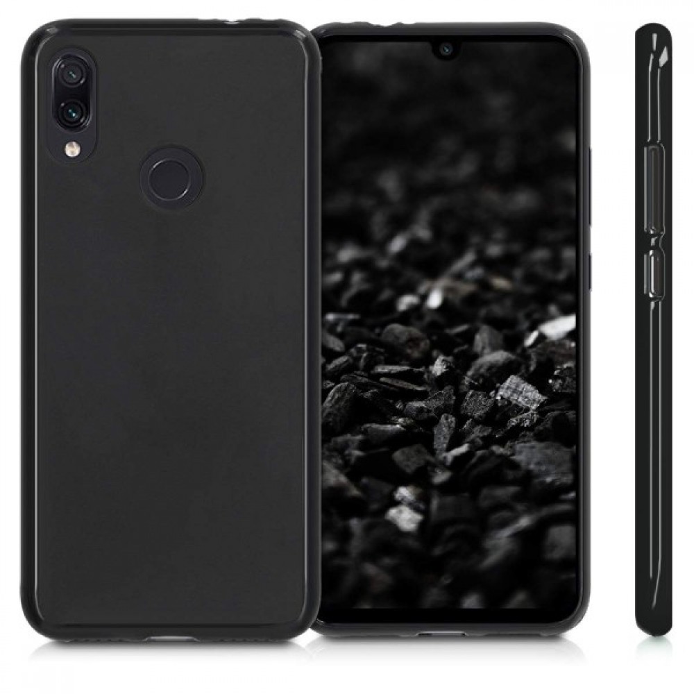 Θήκη Σιλικόνης Xiaomi Redmi 7 Soft matte tpu  - Black Θήκες Smartphone