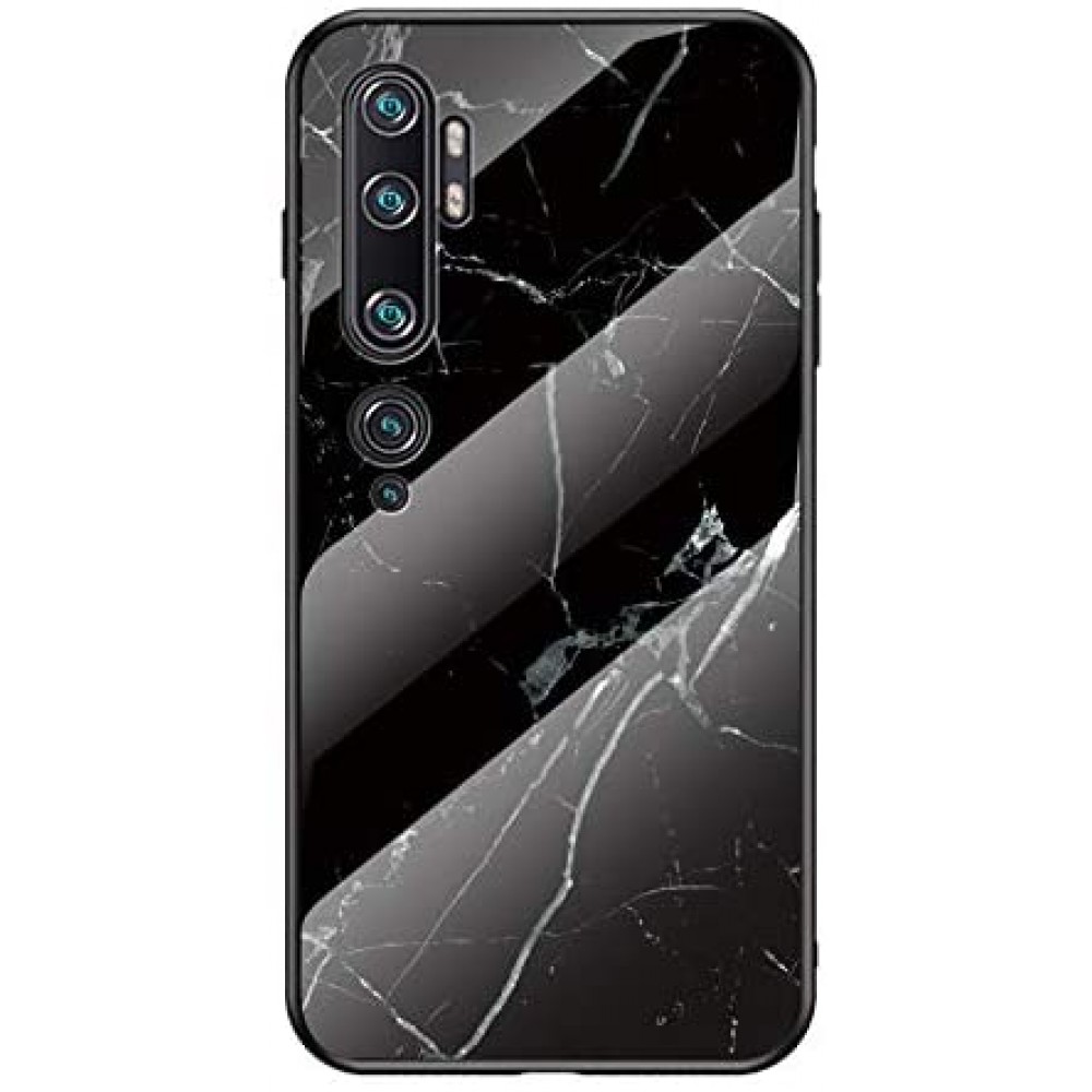 Θήκη Xiaomi Mi Note 10 / Note 10 Pro Thin Fit Hard Plastic Marble -Black Θήκες Smartphone