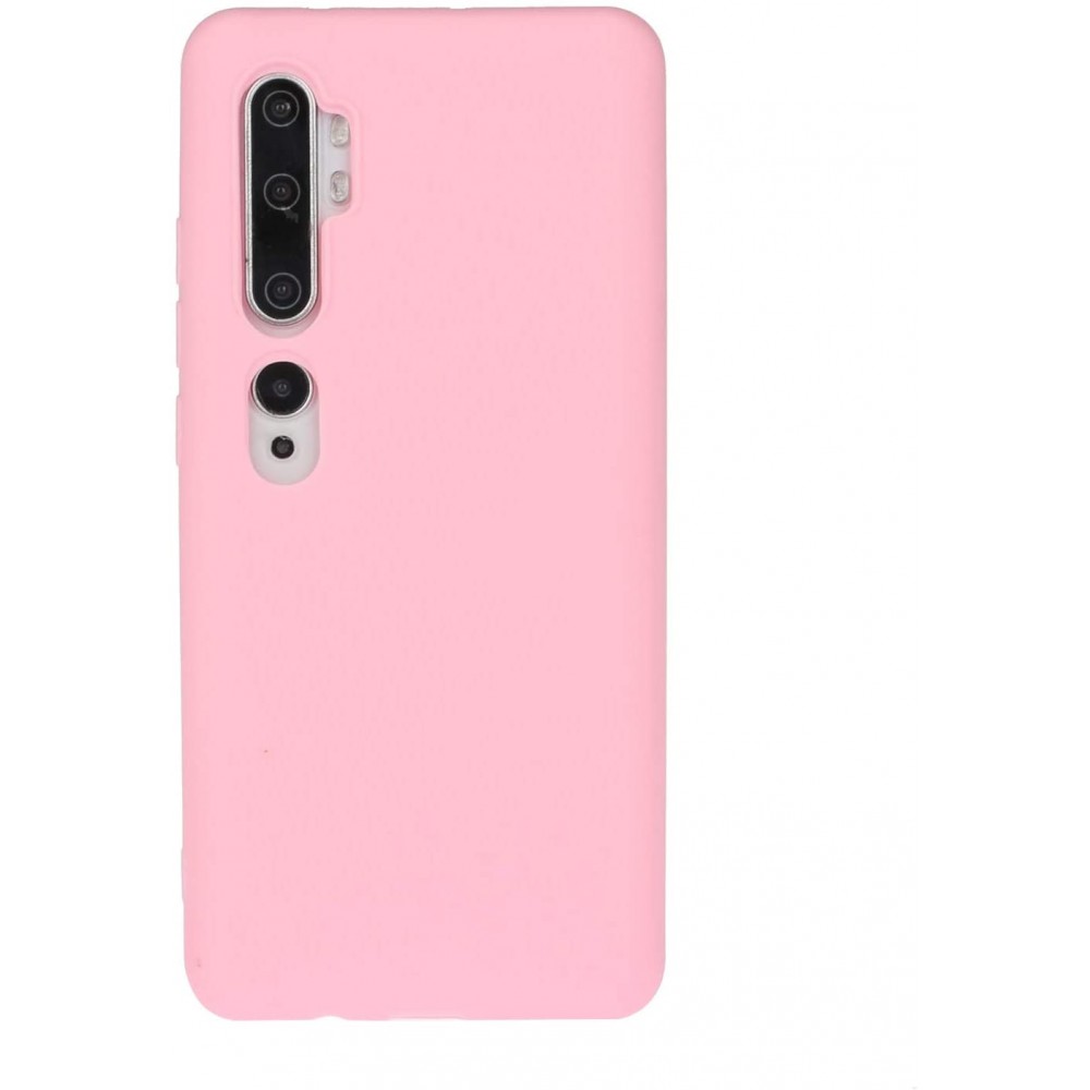 Θήκη Σιλικόνης Slim Fit Για Xiaomi Mi Note 10 / Note 10 Pro –Ροζ Θήκες Smartphone