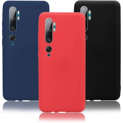 Θήκη Σιλικόνης Slim Fit Για Xiaomi Mi Note 10 / Note 10 Pro –Κόκκινο