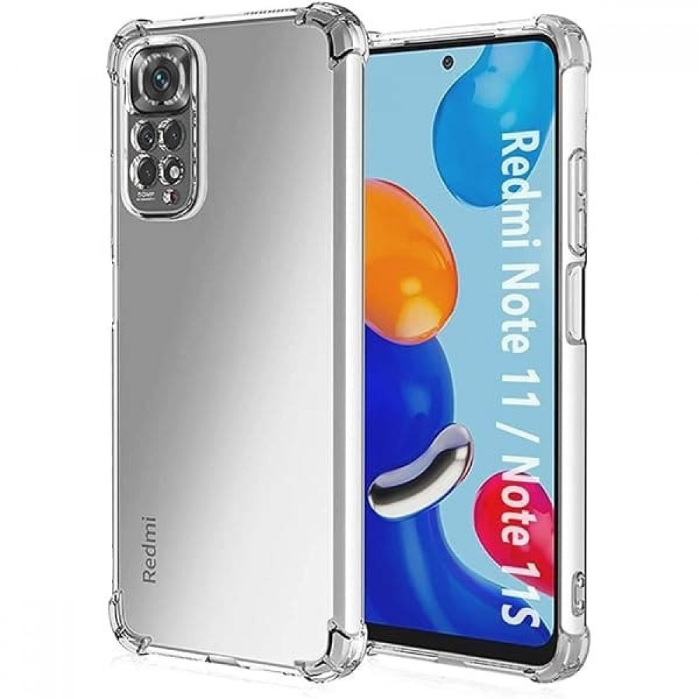Θήκη Xiaomi Redmi Note 11 4G / Note 11s 4G Σιλικόνης Anti Shock 1.5mm -Διάφανη Θήκες Smartphone