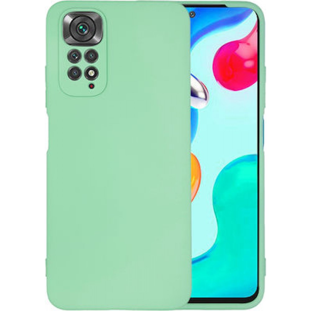 Θήκη Σιλικόνης Για Xiaomi Redmi Note 11 4G / Note 11s 4G Soft Case 2.0mm –Mint Green Θήκες Xiaomi Redmi Note 11 4G / Note 11s 4G