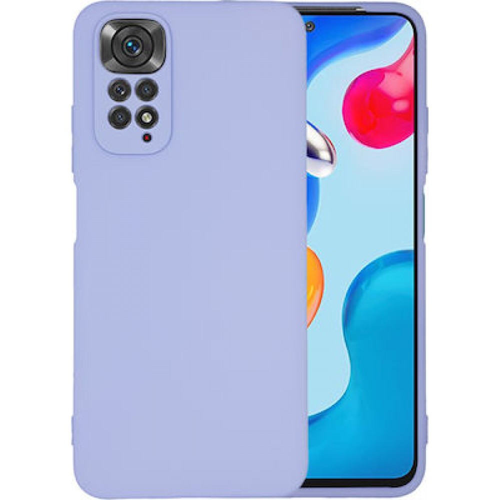 Θήκη Σιλικόνης Για Xiaomi Redmi Note 11 4G / Note 11s 4G Soft Case 2.0mm –Μωβ Θήκες Xiaomi Redmi Note 11 4G / Note 11s 4G