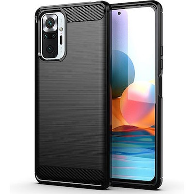 Θήκη Σιλικόνης Carbon Look Για Xiaomi Redmi Note 11 4G / Note 11s 4G –Μαύρο