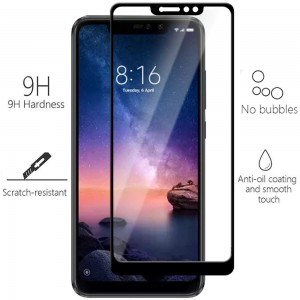 Xiaomi Redmi Note 6 Pro 3D Full Face Προστατευτικό Οθόνης Αντιχαρακτικό Γυαλί –Μαύρο Προστασία οθόνης