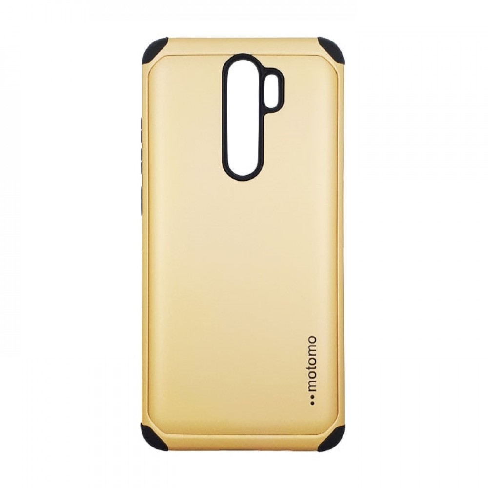 Θήκη Xiaomi Redmi Note 9 Pro / Note 9s / Note 9 Pro Max Motomo Back Cover Υβριδική κατασκευή -Χρυσό Θήκες Smartphone