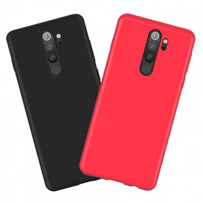 Θήκη Σιλικόνης Slim Fit Για Xiaomi Redmi Note 8 Pro –Κόκκινο