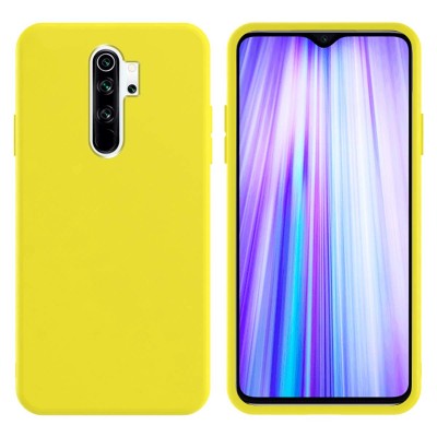 Θήκη Σιλικόνης Slim Fit Για Xiaomi Redmi Note 8 Pro –Κίτρινο