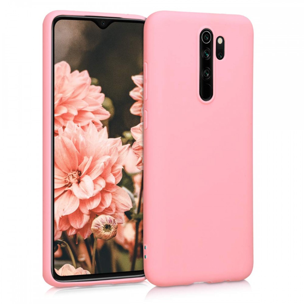 Θήκη Σιλικόνης Slim Fit Για Xiaomi Redmi Note 8 Pro –Ροζ Θήκες Smartphone