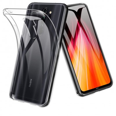 Θήκη Σιλικόνης Slim Fit Για Xiaomi Redmi Note 8 Pro –Διάφανο