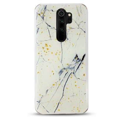 Θήκη Xiaomi Redmi Note 8 Pro  Modern White Marble Glass