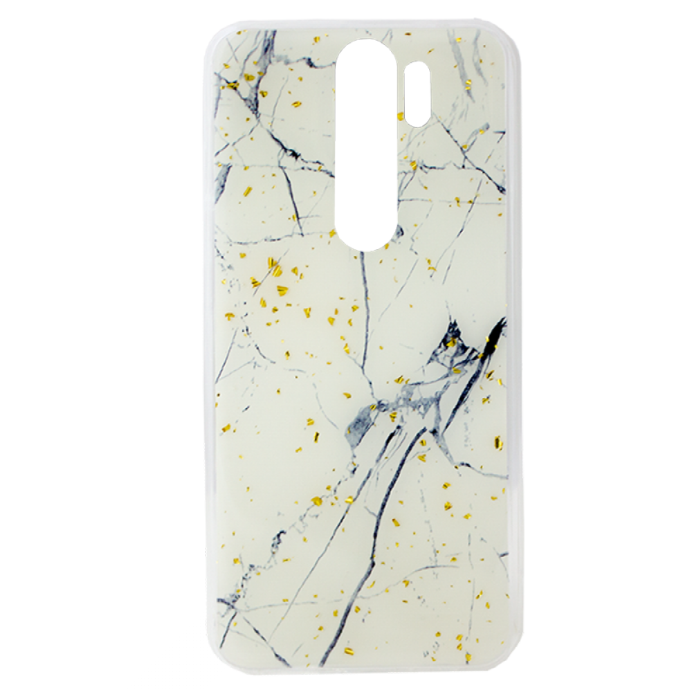 Θήκη Xiaomi Redmi Note 8 Pro  Modern White Marble Glass Θήκες Smartphone