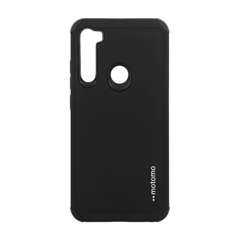 Θήκη Xiaomi Redmi Note 8 / Note 8 2021 Motomo Tough Armor Back Cover Υβριδική κατασκευή  -Black Θήκες Smartphone