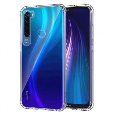 Θήκη Xiaomi Redmi Note 8 / Note 8 2021 Σιλικόνης Anti Shock (0.5MM) TPU -Διάφανη 