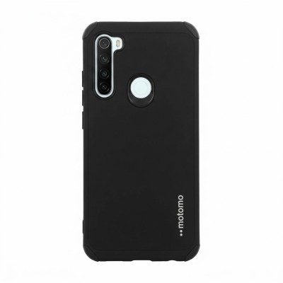 Θήκη Xiaomi Redmi Note 8 / Note 8 2021 Motomo Tough Armor Back Cover Υβριδική κατασκευή  -Black