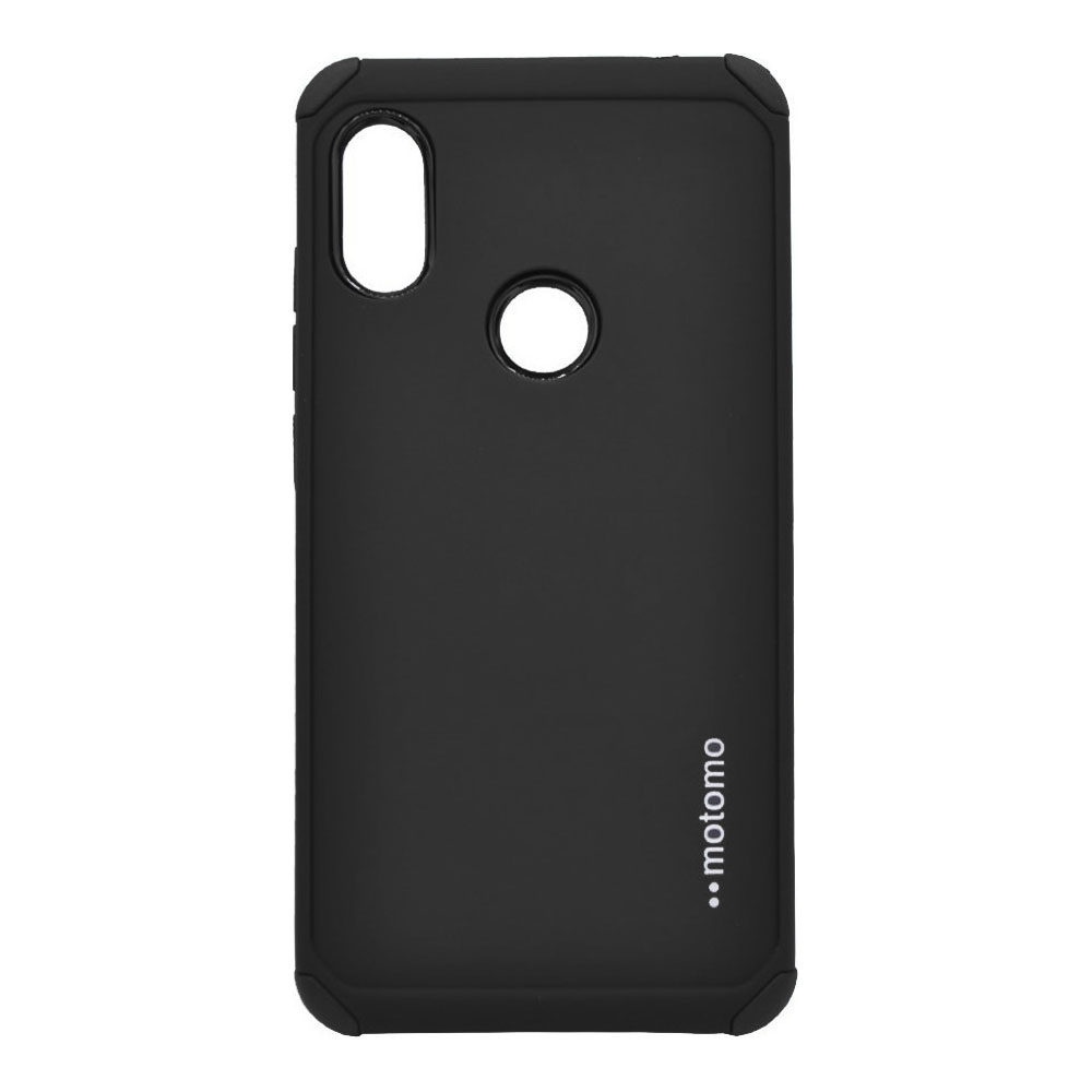 Θήκη iPhone X / XS Motomo Tough Armor Back Cover Υβριδική κατασκευή  -Black Θήκες iPhone