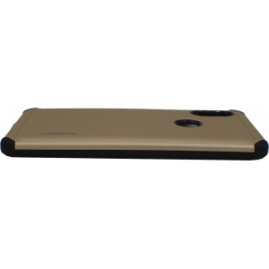 Θήκη Xiaomi Redmi Note 5 / Note 5 Pro Motomo Tough Armor Back Cover Υβριδική κατασκευή  -Gold Θήκες Smartphone